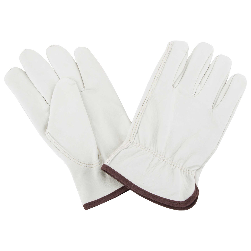 Diamondback GV-DK603/B/L Driving Gloves, Men's, L, Keystone Thumb, Elastic Cuff, Grain Leather