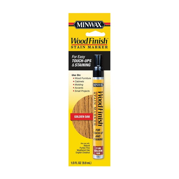 Minwax Wood Finish 63481000 Stain Marker, Golden Oak, Liquid, 0.33 oz