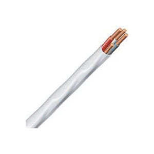 EEC 3981651 Building Wire, 14 AWG Wire, 3 -Conductor, 25 ft L, Copper Conductor, PVC Insulation, Nylon Sheath