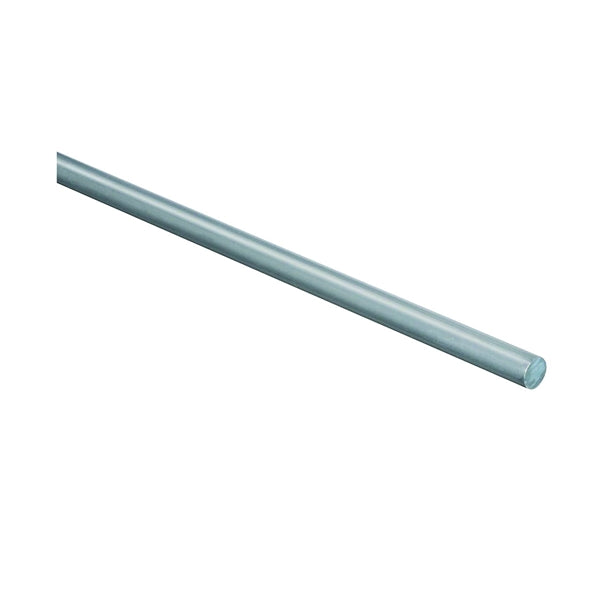 Stanley Hardware 4205BC Series N346-775 Rod, 1/2 in Dia, 48 in L, Aluminum