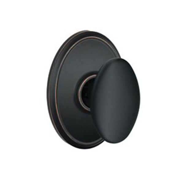 Schlage F10VSIE716WKF Passage Door Knob, Aged Bronze