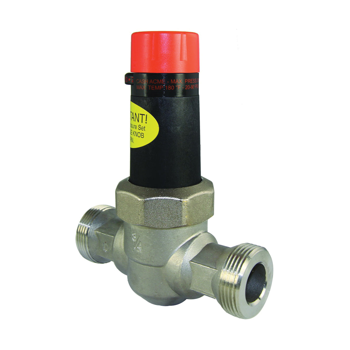 SharkBite EB25 Series 22263-0045 Pressure Regulating Valve, 3/4 in Connection, NPT, Stainless Steel Body