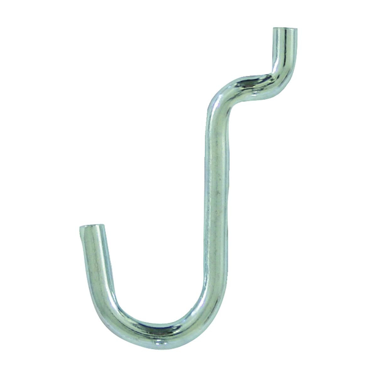 CRAWFORD 18150 Peg Hook, Black/Silver, Zinc