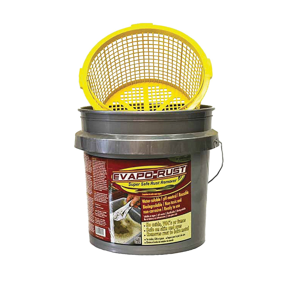 EVAPO-RUST ER018 Rust Remover with Dip Basket, 3.5 gal, Liquid