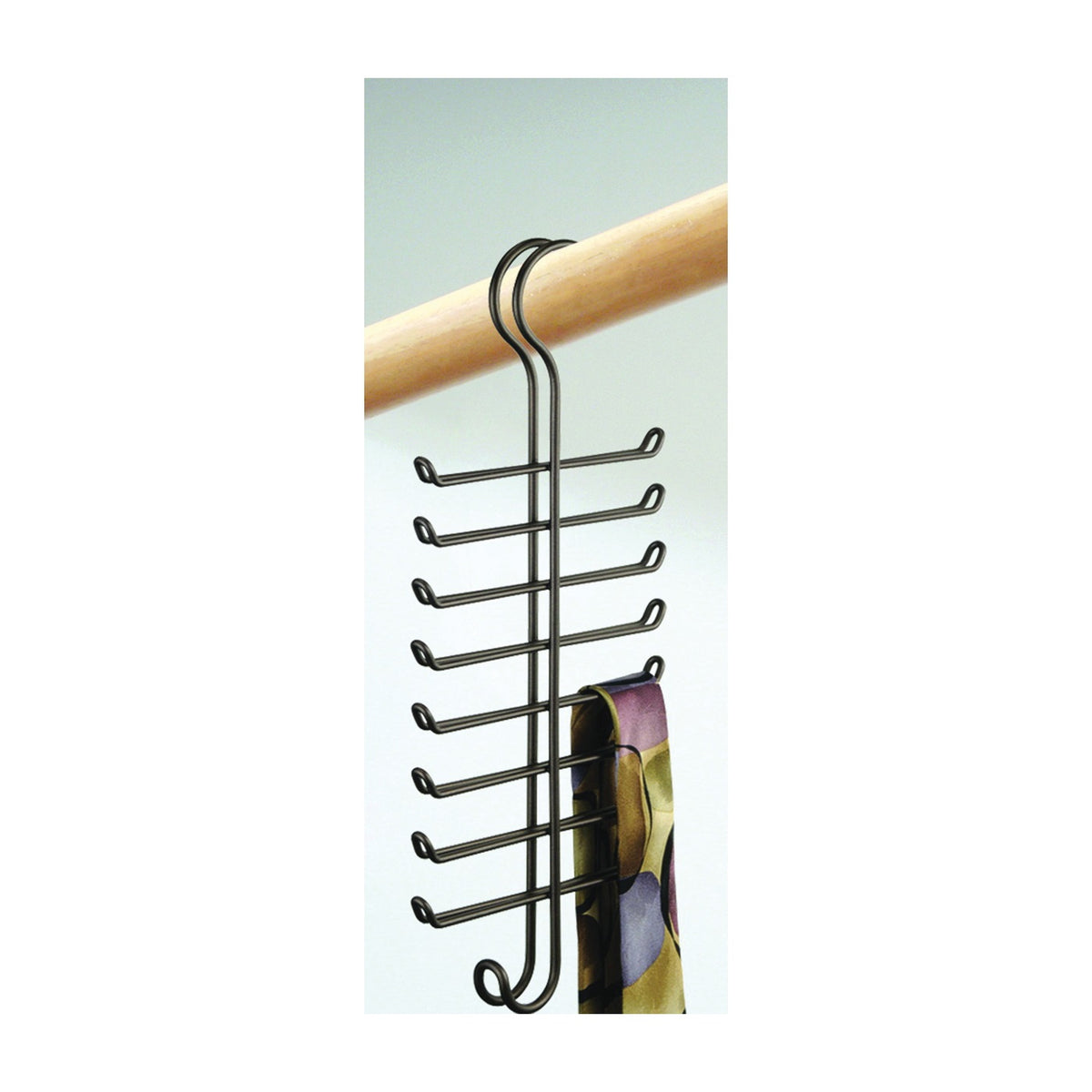 iDESIGN 06561 Tie and Belt Rack, Steel