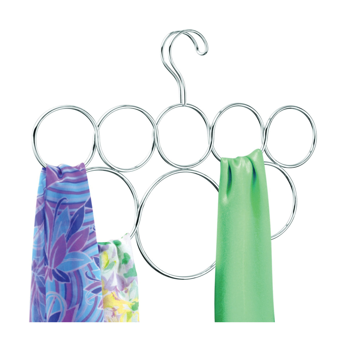 iDESIGN 06730 Scarf Hanger, Steel, Silver