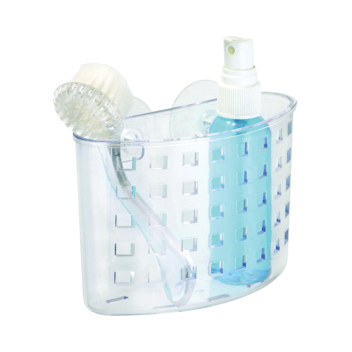 iDESIGN 23500 Shower Caddy, Plastic, 2-3/4 in OAW, 7 in OAH, 5.4 in OAD