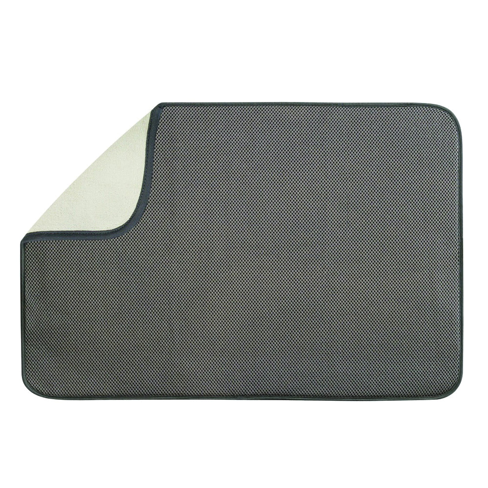 INTERDESIGN 40231 Drying Mat, 24 in L, 18 in W, Microfiber Terry/Polyester