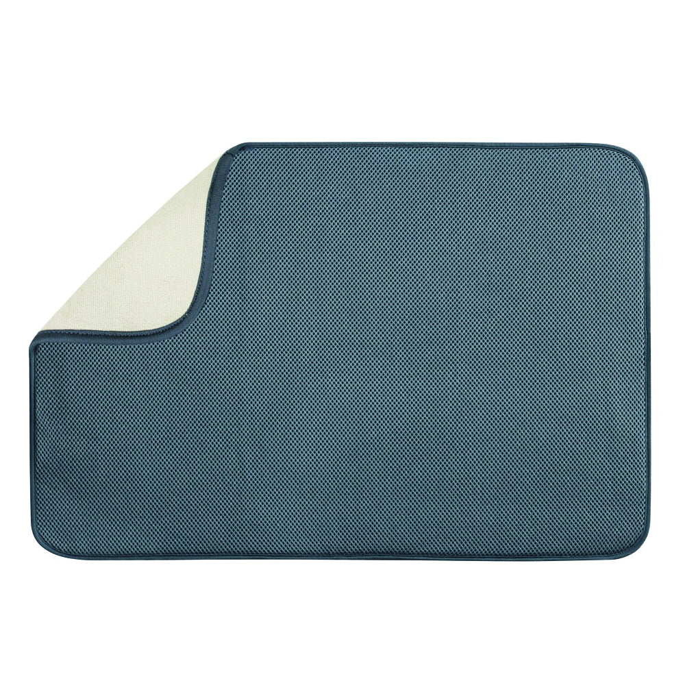 INTERDESIGN 40232 Drying Mat, 24 in L, 18 in W, Microfiber Terry/Polyester