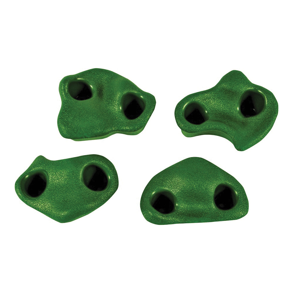 PLAYSTAR PS 7831 Climbing Rock Kit, Standard, Plastic, Green, For: 3/4 in Thick Lumber