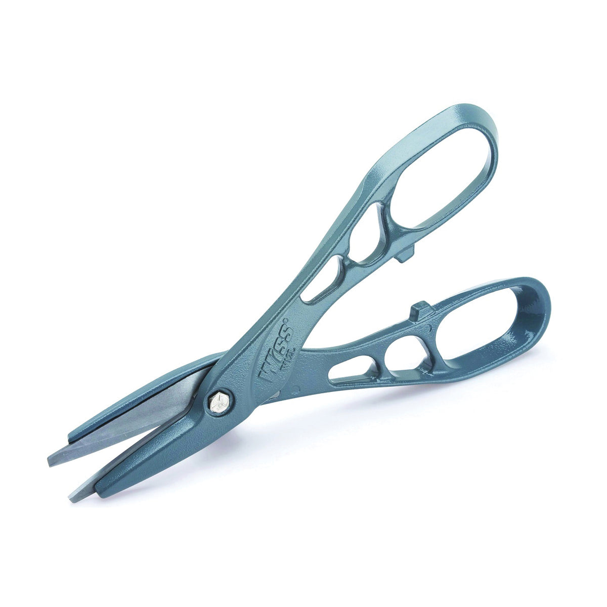 Crescent Wiss W12L Snip, 12 in OAL, 3 in L Cut, Compound Cut, Steel Blade, Loop Handle