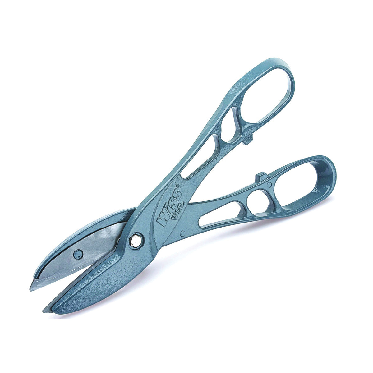 Crescent Wiss W14L Snip, 14 in OAL, 3-1/4 in L Cut, Straight Cut, Steel Blade, Large, Wide Handle
