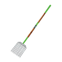 Load image into Gallery viewer, AMES 2826300 Manure/Bedding Fork, Steel Tine, Wood Handle, 61 in L Handle
