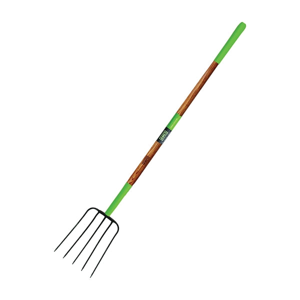 AMES 2826800 Manure Fork, Steel Tine, Wood Handle, 61 in L Handle