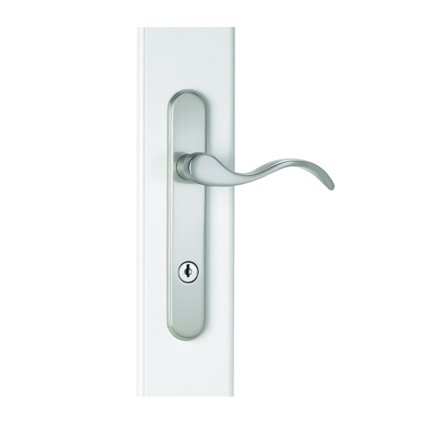 Wright Products VBG115SN Door Lever Lockset, Brass, Satin Nickel, 3/4 to 2 in Thick Door