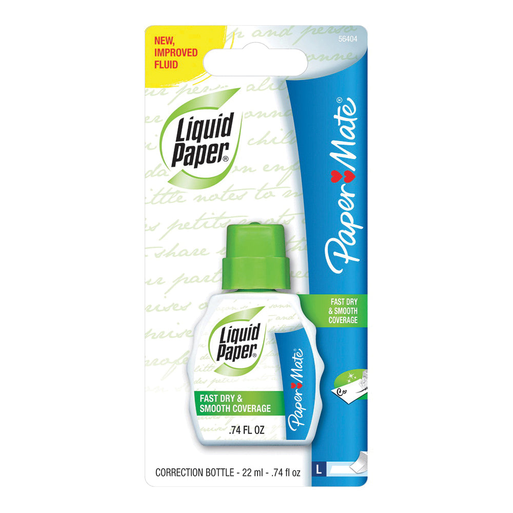 Paper Mate Liquid Paper 56404 Correction Fluid, 0.74 oz