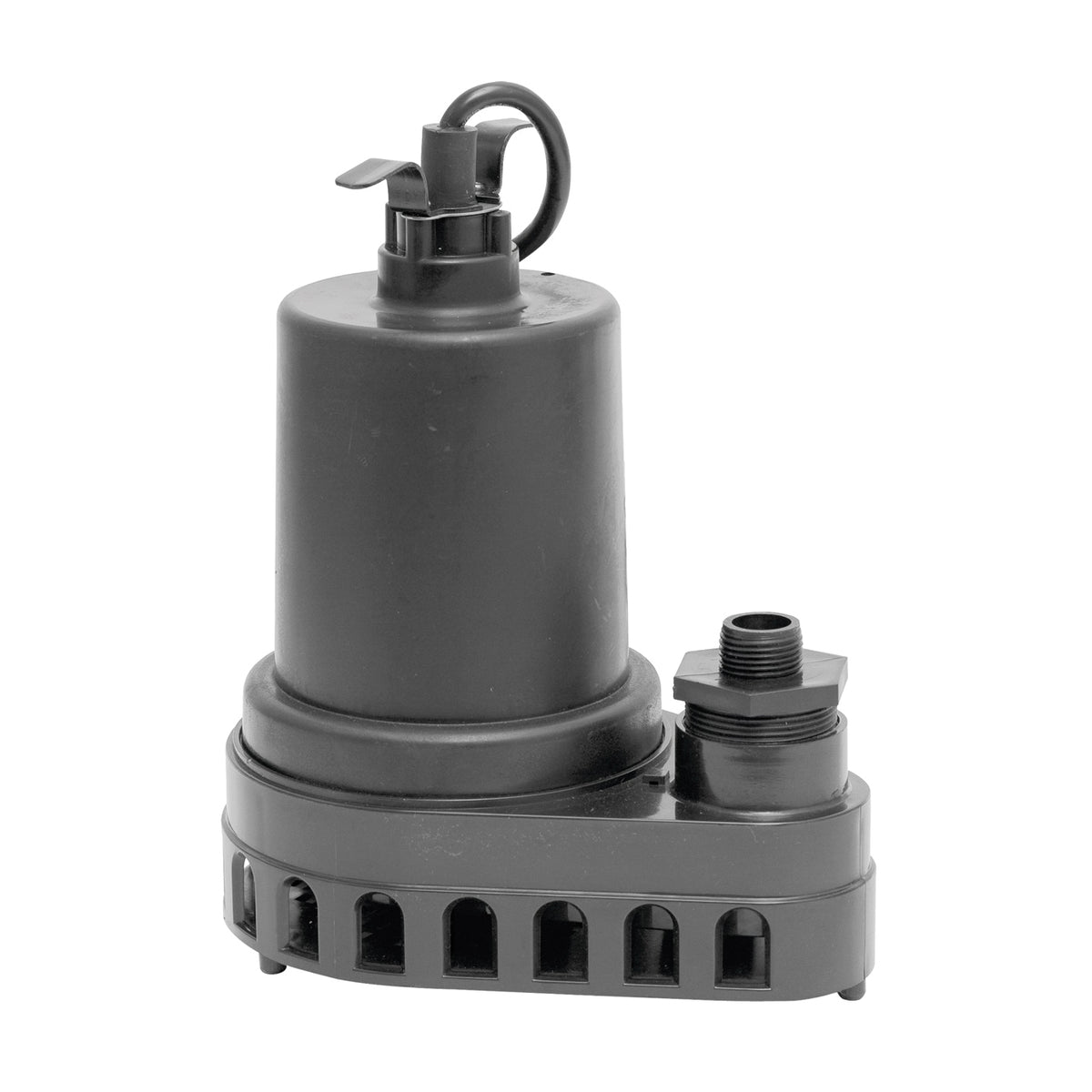 SUPERIOR PUMP 91570 Submersible Utility Pump, 4.9 A, 120 V, 0.5 hp, 1-1/2 in Outlet, 55 gpm, Thermoplastic Impeller