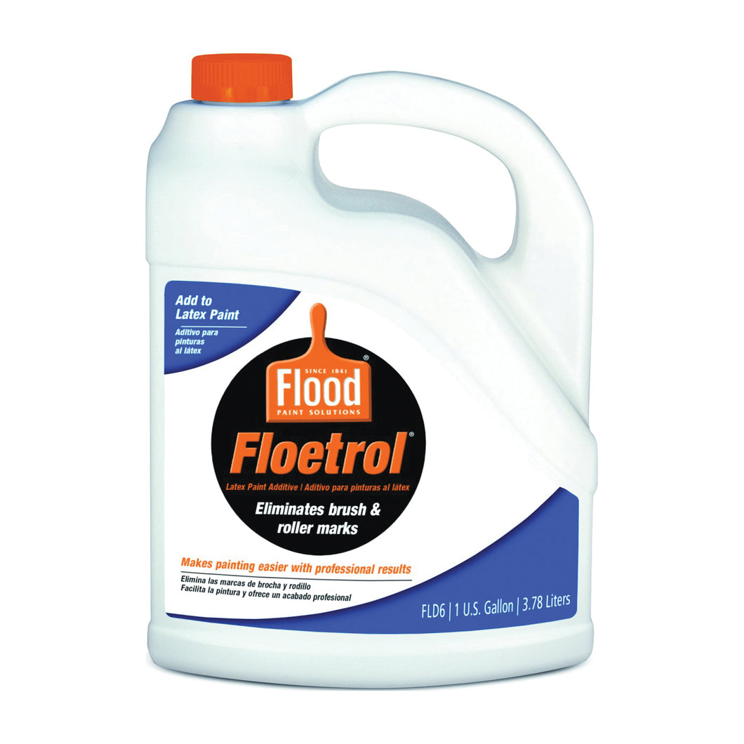 Flood FLD6-01 Latex-Based Paint Additive, White/Yellow, Liquid, 1 gal, Can