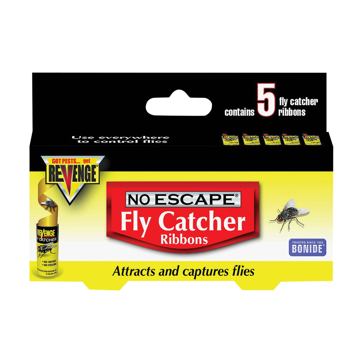 Bonide 46120 Fly Catcher, Solid, 5 Pack