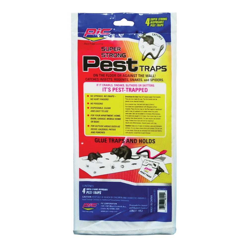 Pic GPT-4 Pest Trap Glue, 5-1/4 in W, 10-1/4 in H