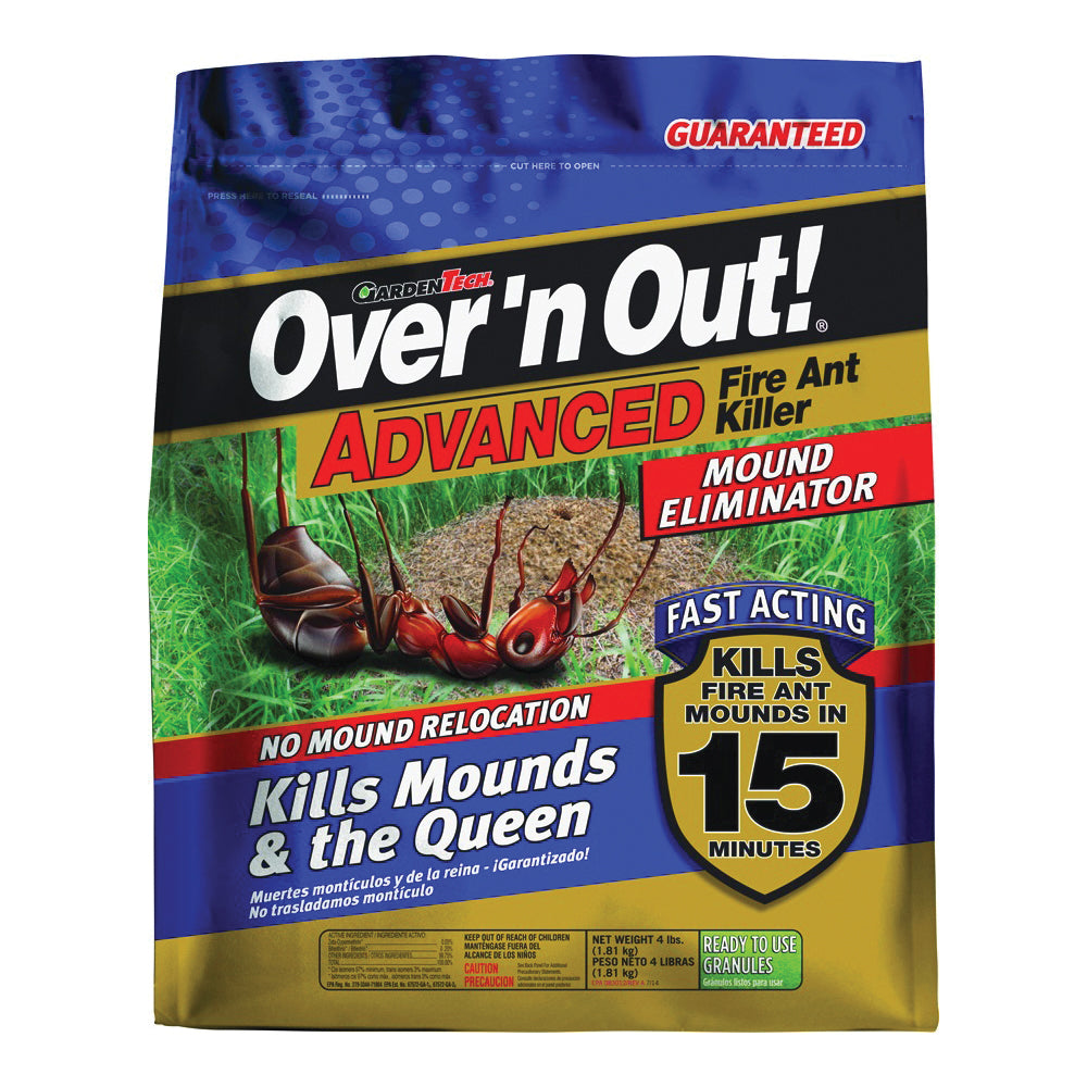 GardenTech 100525676 Fire Ant Killer Mound Eliminator, Granular, 4 lb Bag