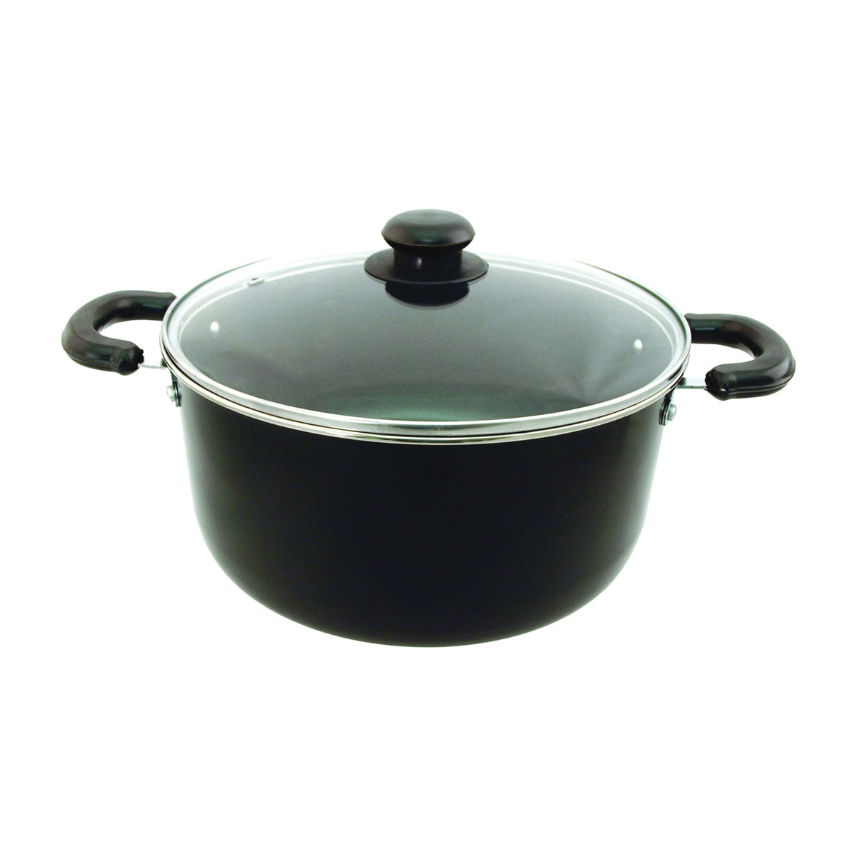 Euro-Ware 406 Dutch Oven, 5 qt Capacity, Carbon Steel, Black, Heat-Resistant Handle