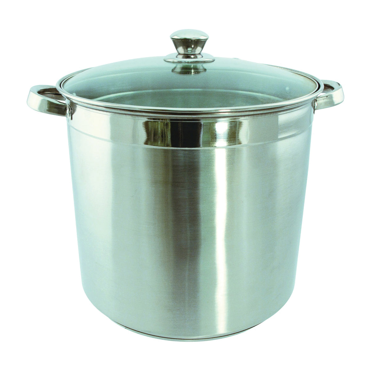 Euro-Ware 3020 Stock Pot with Lid, 20 qt Capacity, Stainless Steel