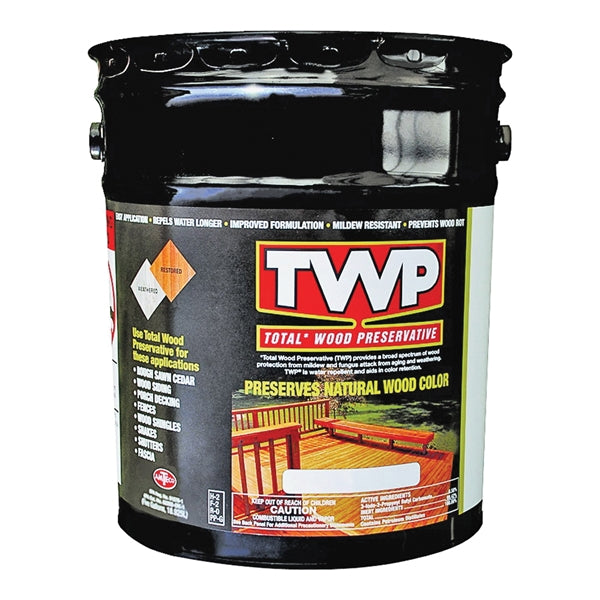 TWP 100 Series TWP-103-5 Wood Preservative, Dark Oak, Liquid, 5 gal, Can