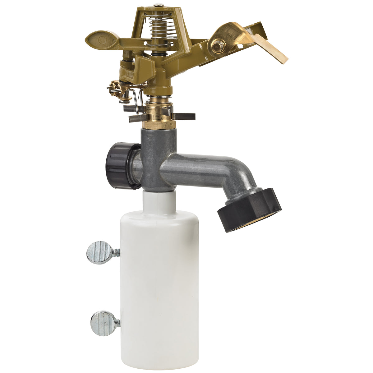 Landscapers Select GM291 Lawn Sprinkler, Female, Round, Zinc/Plastic