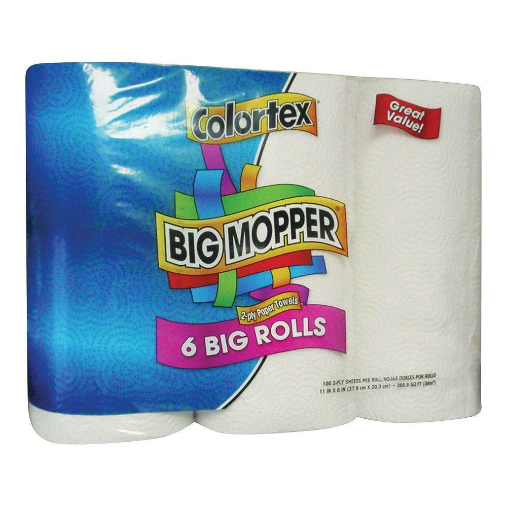 Colortex BIG MOPPER 018061 Paper Towel Roll, 2-Ply