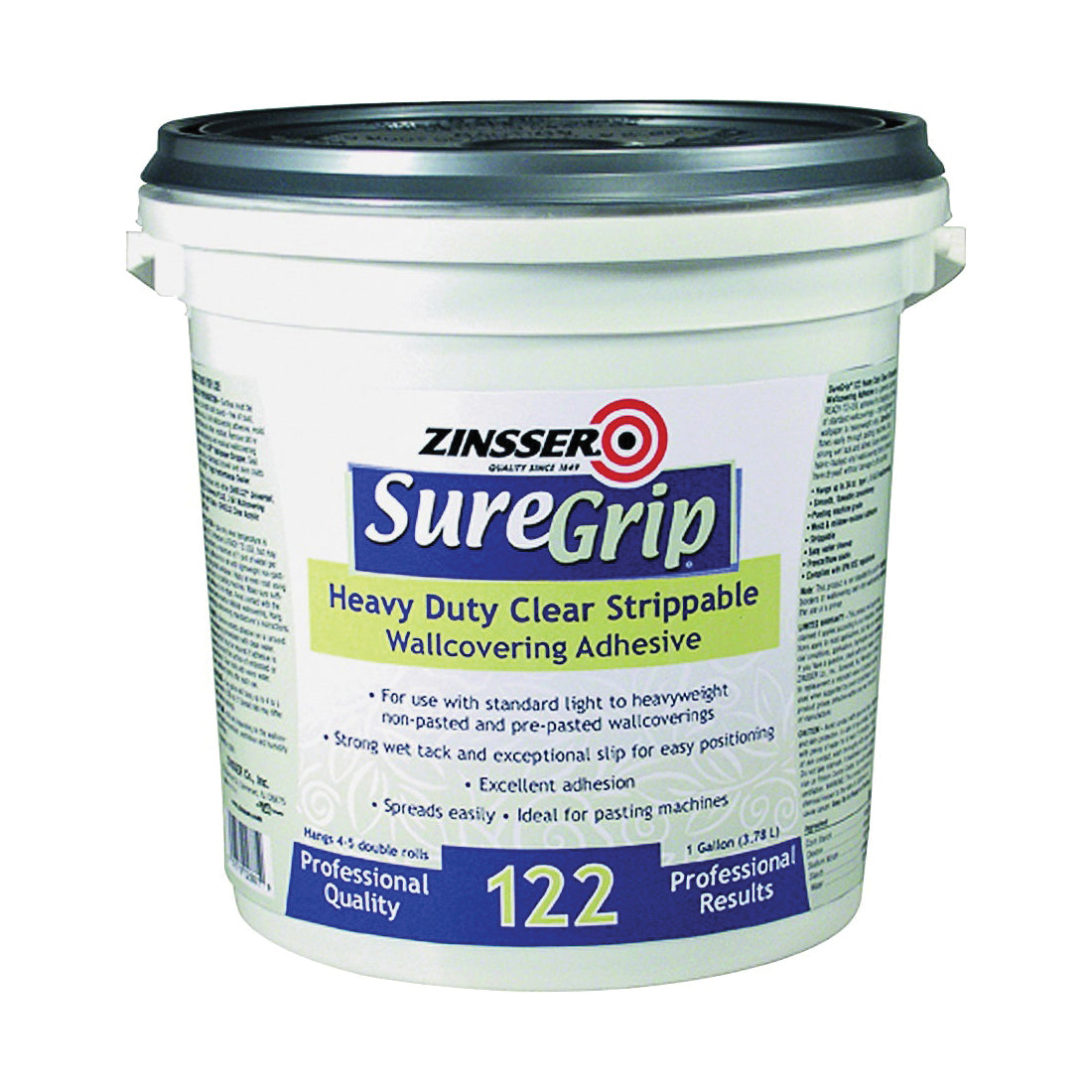 ZINSSER 2881 Wallcovering Adhesive Clear, Clear, 1 gal