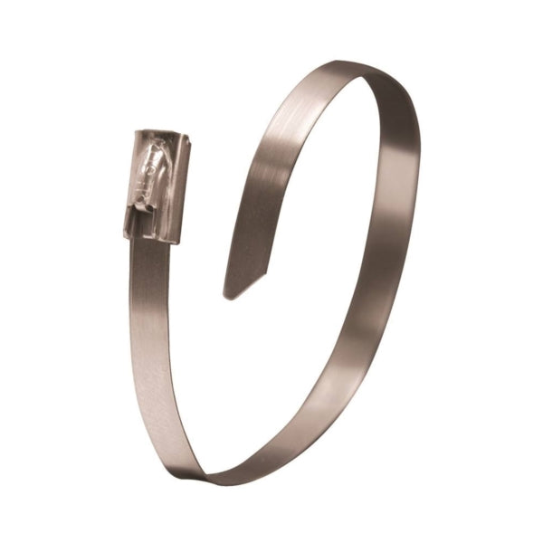 GB 45-306SS Cable Tie, 304 Stainless Steel, Silver