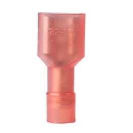 GB 10-151F Disconnect Terminal, 600 V, 22 to 18 AWG Wire, 1/4 in Stud, Vinyl Insulation, Red