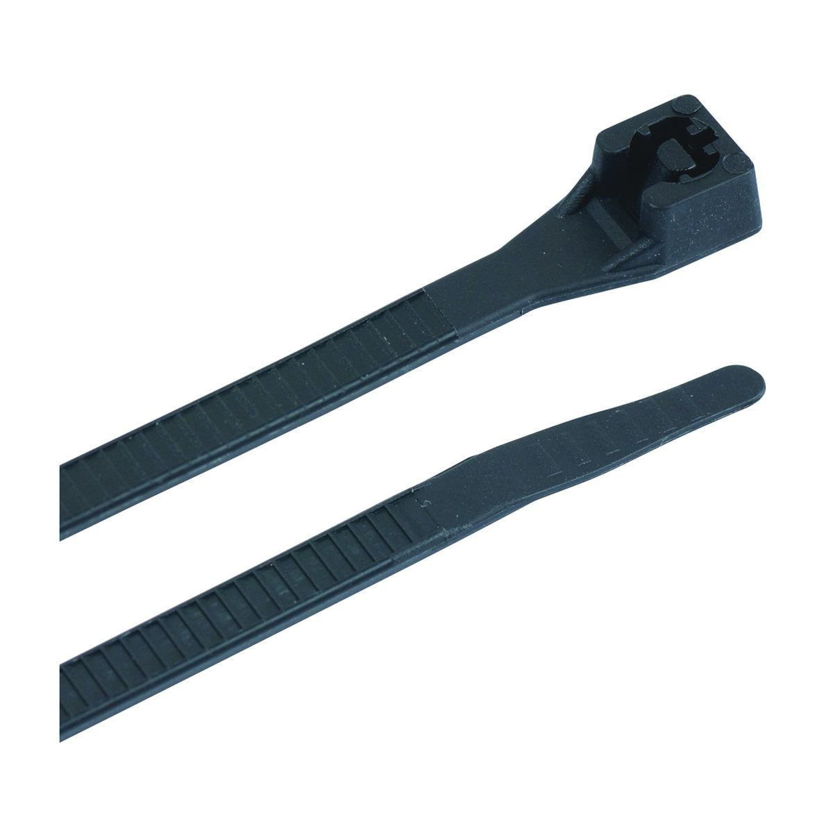 GB 46-310UVBM Cable Tie, Double-Lock Locking, 6/6 Nylon, Black