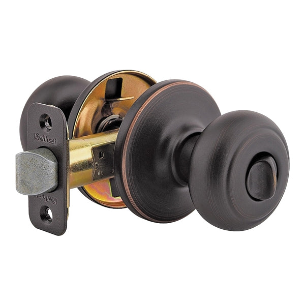 Kwikset 300CV 11P CP Privacy Door Knob, Venetian Bronze