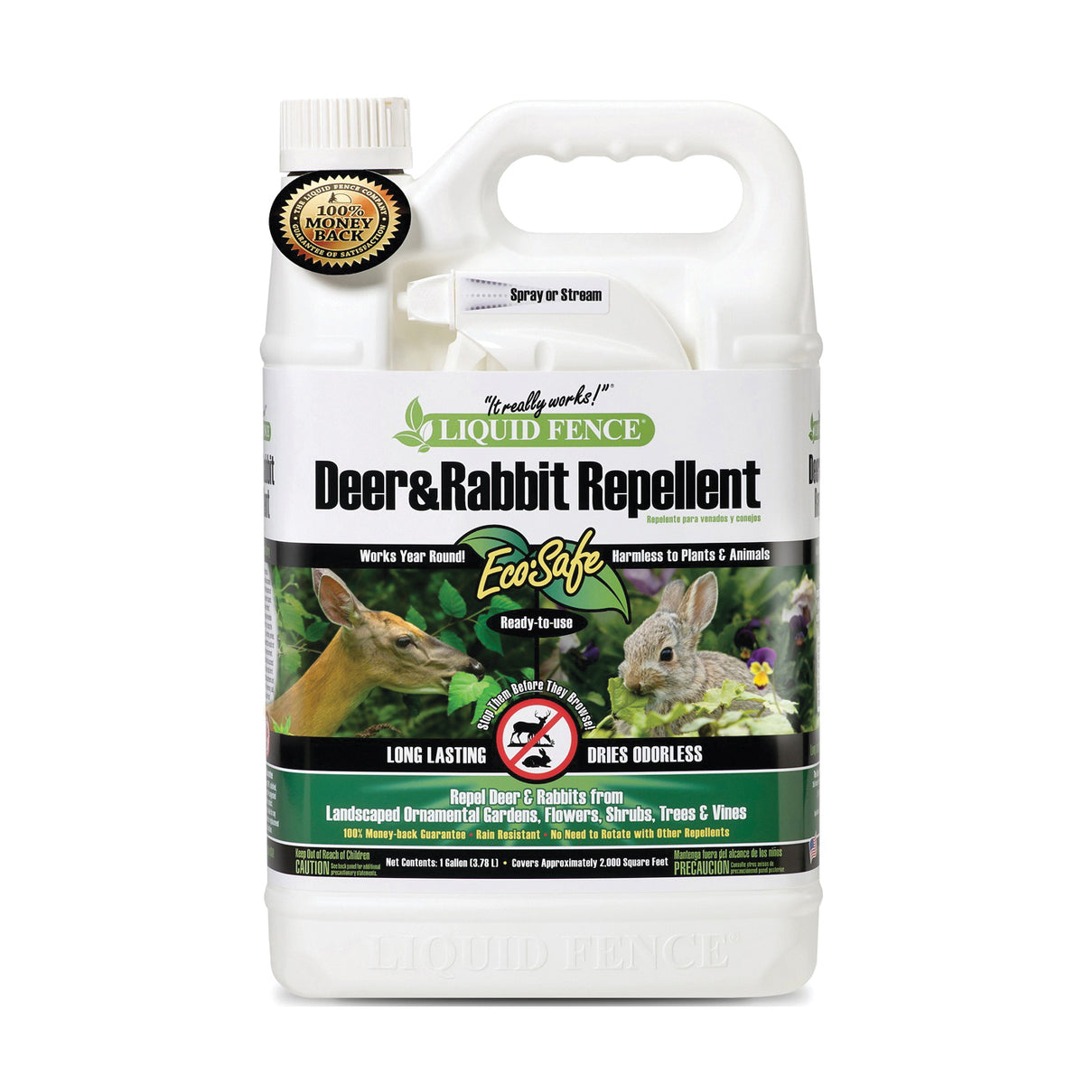 LIQUID FENCE HG-70109 Deer and Rabbit Repellent, Ready-to-Spray