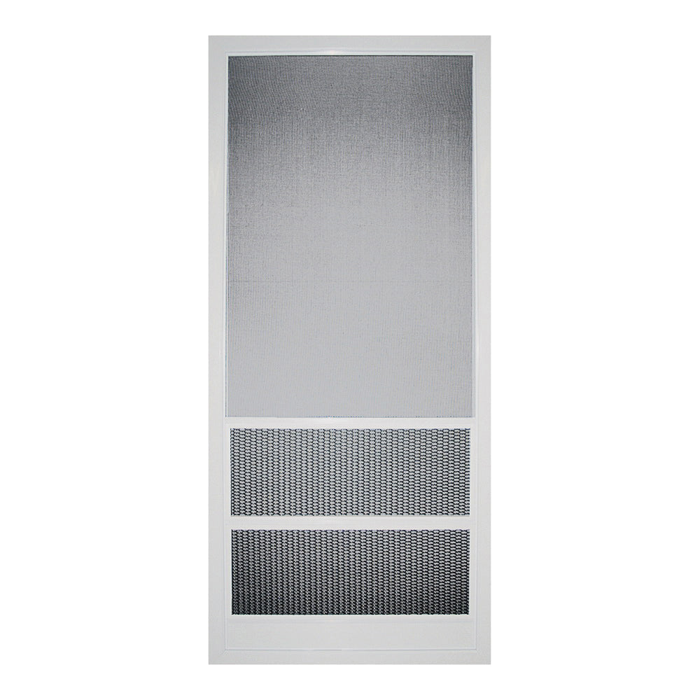 SCREEN TIGHT PCVE32W Screen Door, 32 in W, 80 in H, White