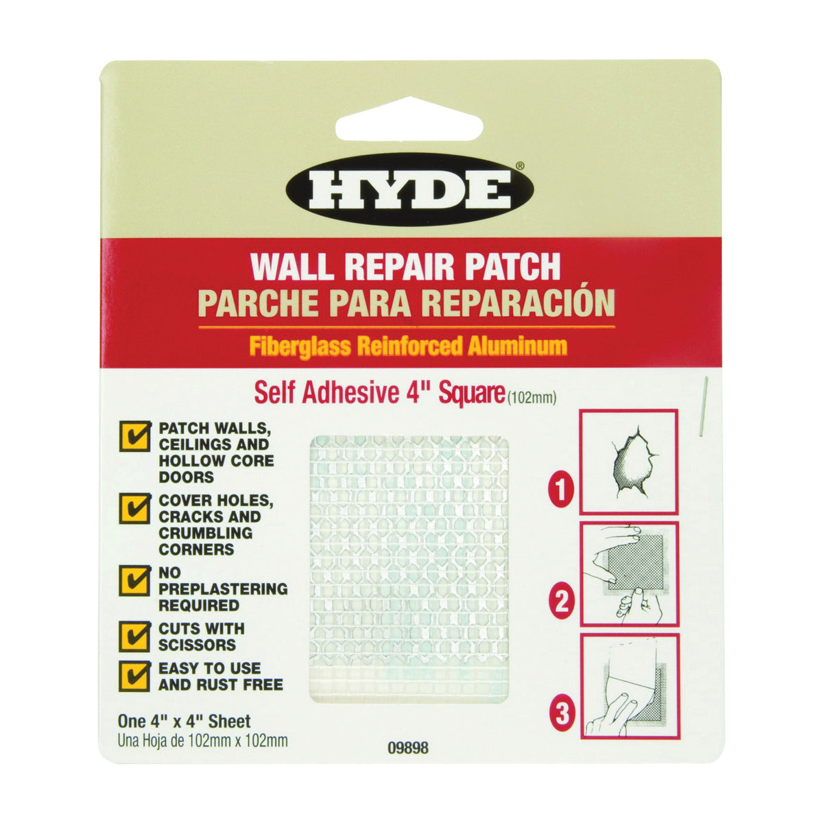 HYDE 09898 Wall Patch