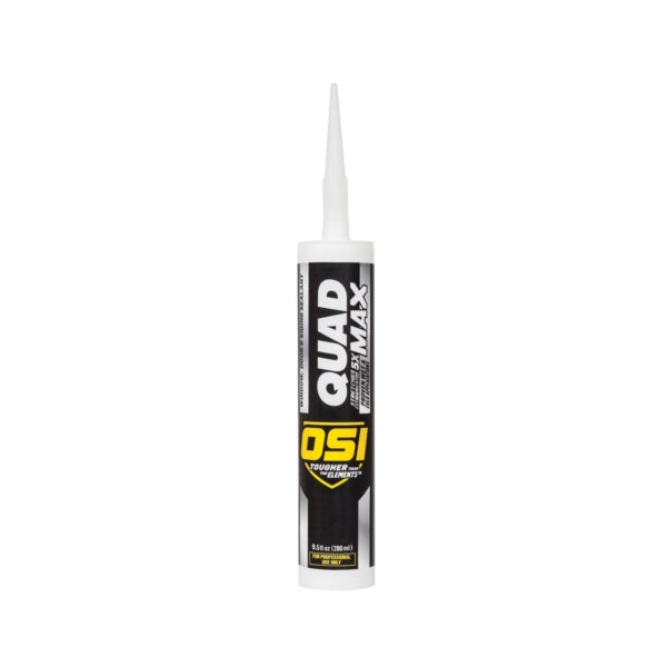 OSI QUAD MAX 1869460 Sealant, Gray, -14 to 158 deg F, 9.5 oz Cartridge