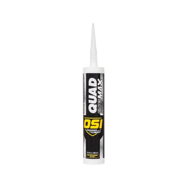 OSI QUAD MAX 1869643 Sealant, Gray, -14 to 158 deg F, 9.5 oz Cartridge