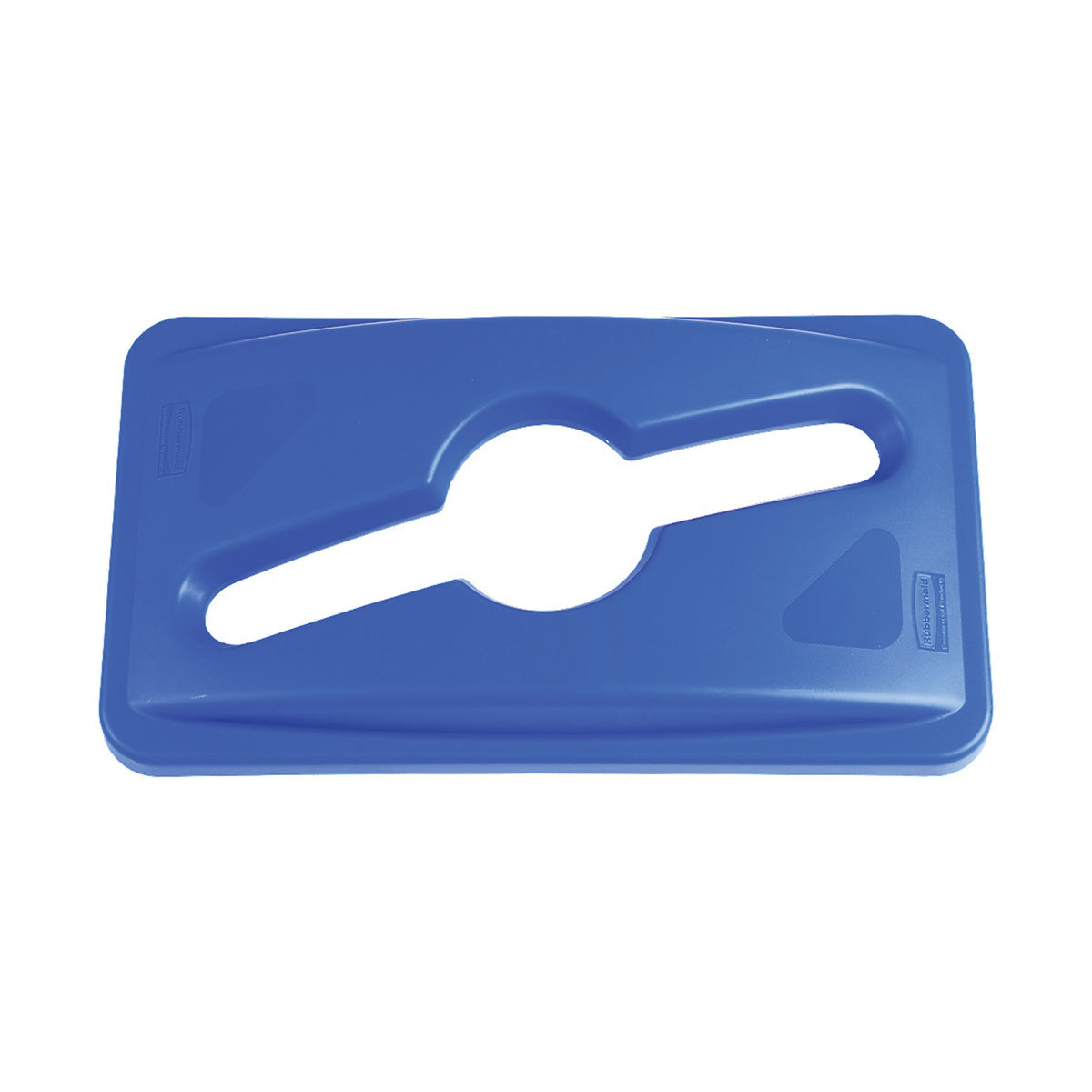 Rubbermaid Slim Jim 1788372 Recycling Lid, Polypropylene, Blue, For: 3540, 3541 and 3554 Containers