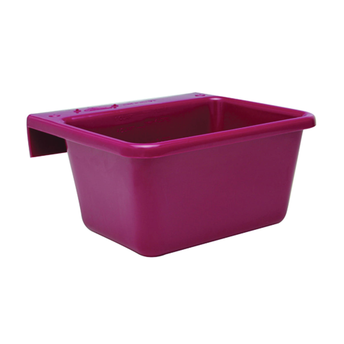 FORTEX-FORTIFLEX 1306613 Pet Feeder, S, 5 qt Volume, Burgundy