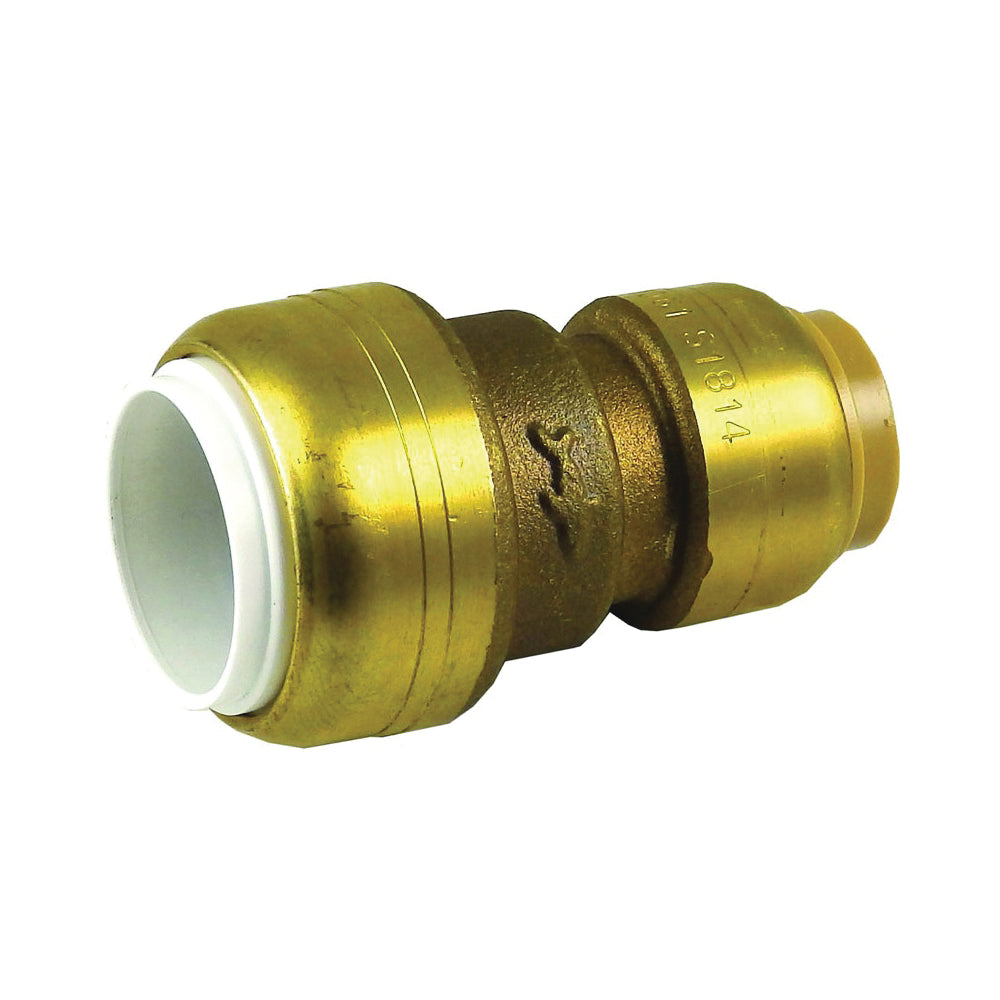 SharkBite UIP4020A Transition Pipe Coupling, 1 in, Brass, SCH 40, SCH 80, SCH 180 Schedule, 200 psi Pressure