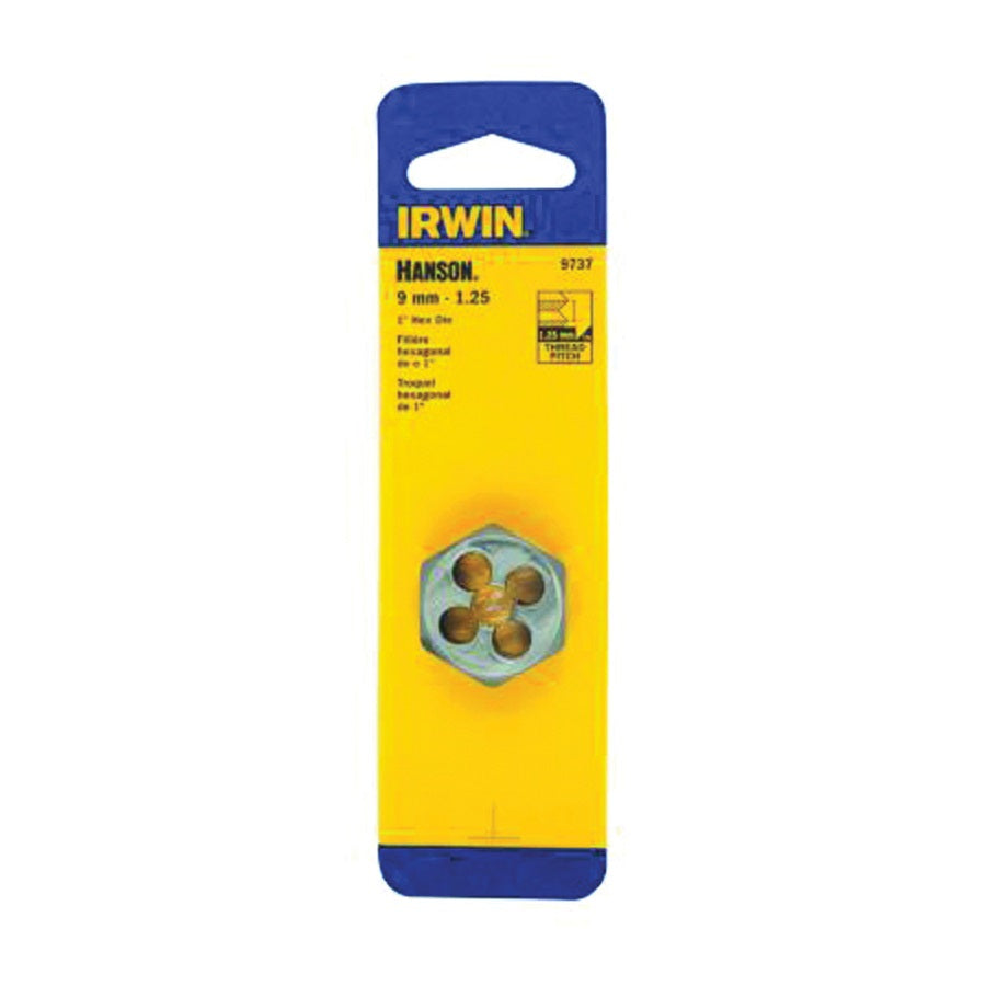 IRWIN 9738 Metric Die, M10-1 Thread, Right Hand Thread, HCS