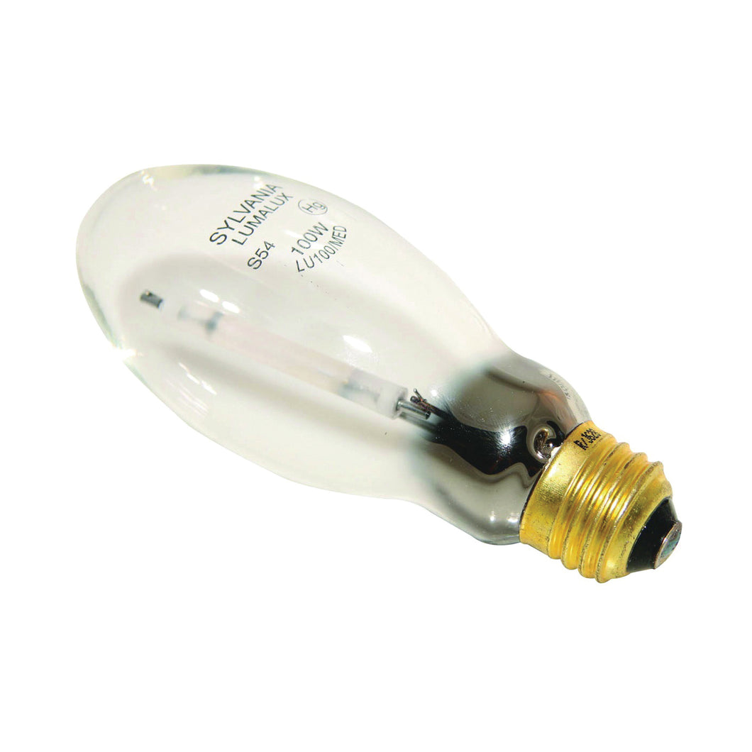 Sylvania LUMALUX Series 67506 Sodium Lamp, 100 W, Medium E26 Lamp Base, 9500 Lumens Lumens, 2100 K Color Temp