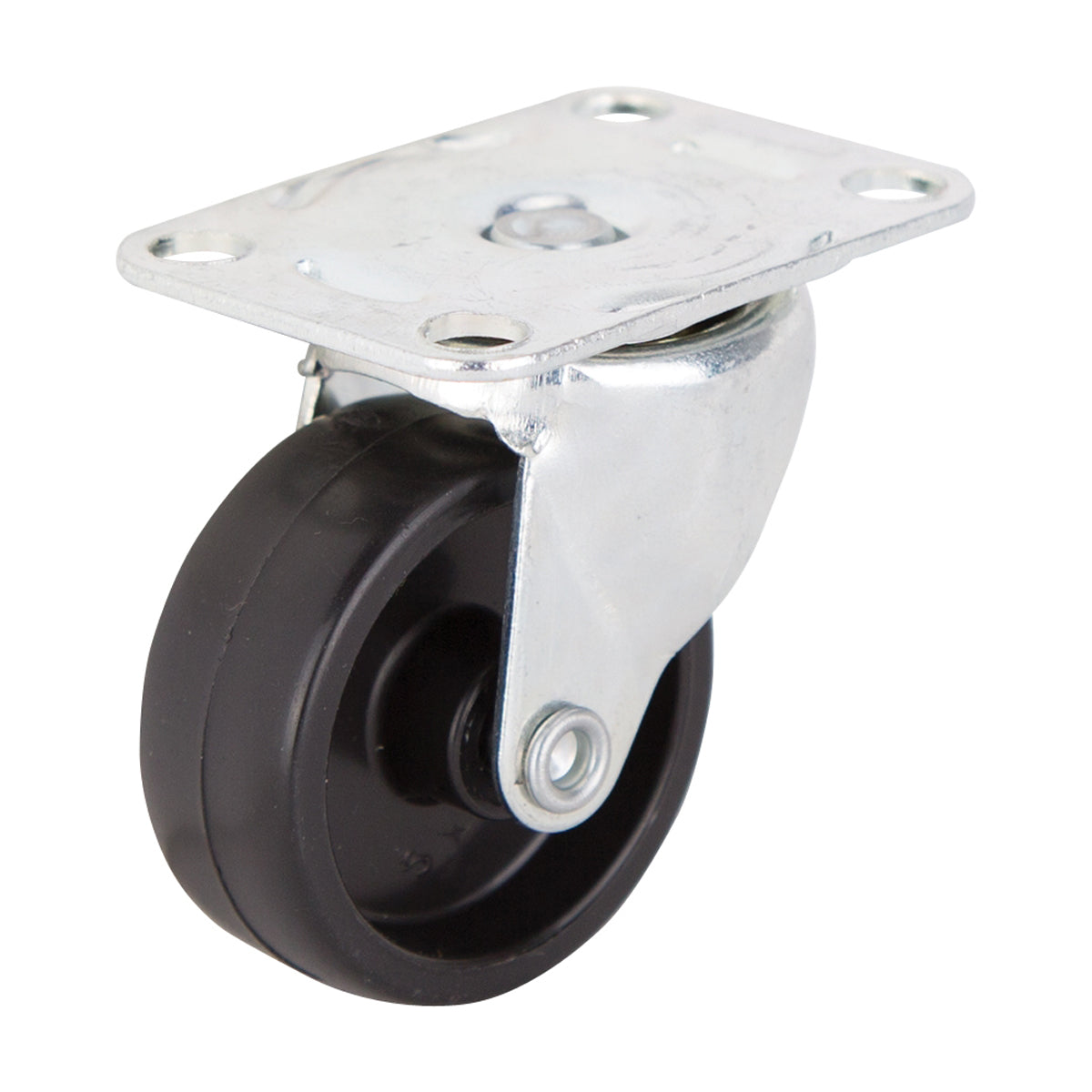 ProSource JC-B09-PS Swivel Caster, 1-5/8 in Dia Wheel, 5/8 in W Wheel, Plastic Wheel, Black, 50 lb