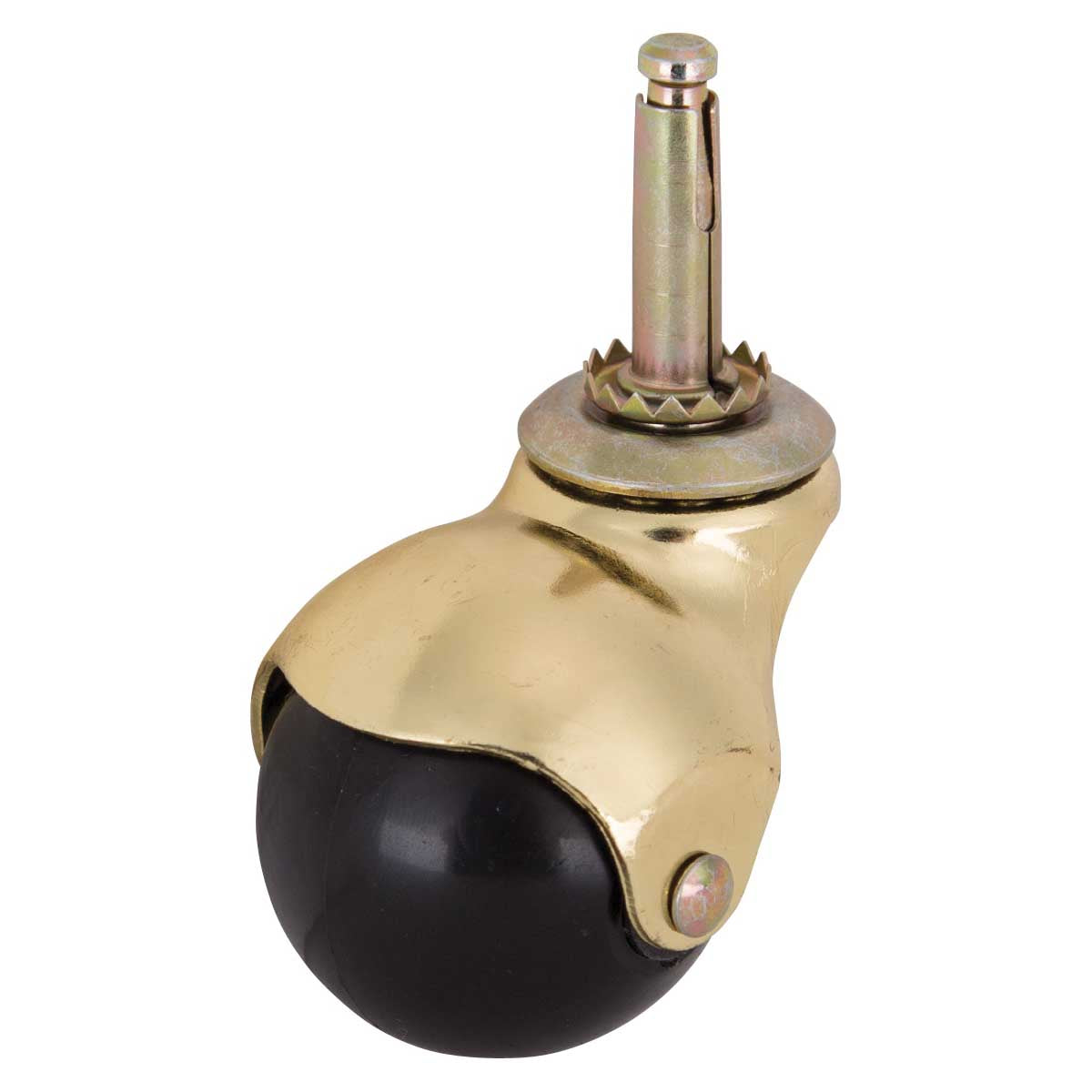 ProSource JC-E04-PS Caster, 2 in Dia Wheel, 2 in W Wheel, Black, 80 lb, Steel Housing Material