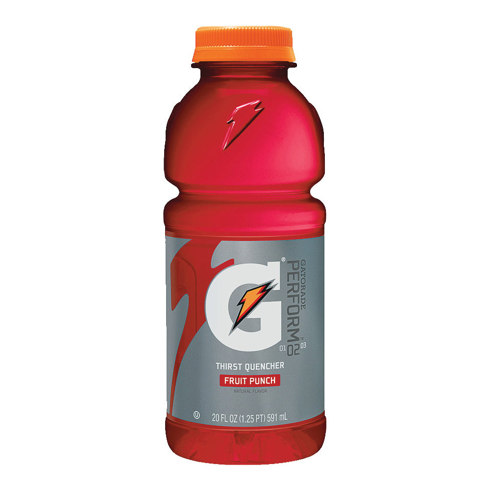 Gatorade 32866 Thirst Quencher Sports Drink, Liquid, Fruit Punch Flavor, 20 oz Bottle