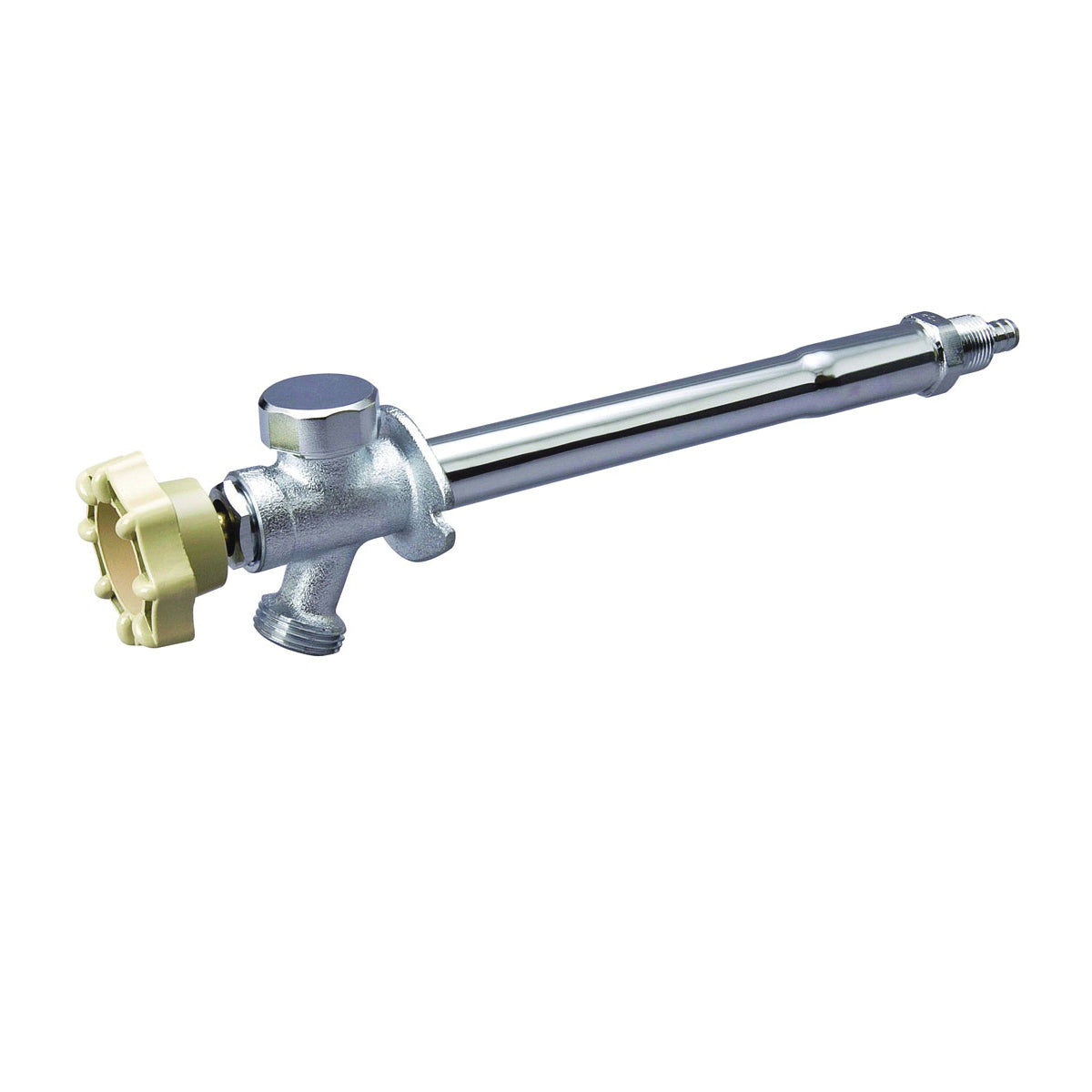 B &amp; K 104-851HC Anti-Siphon Frost-Free Sillcock Valve, 1/2 x 3/4 in Connection, MPT x Hose, 125 psi Pressure, Brass Body