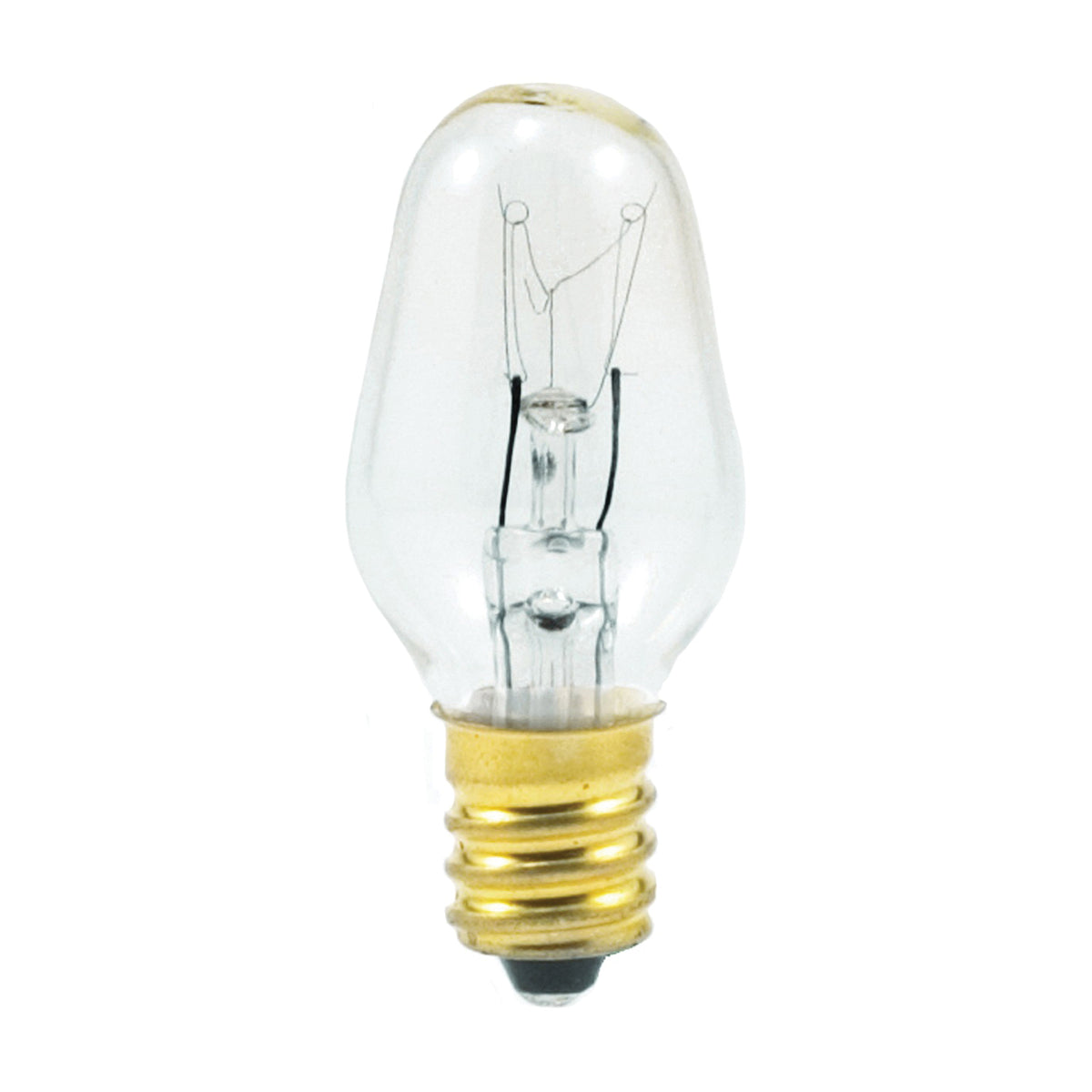 Sylvania 13543 Incandescent Lamp, 7 W, Candelabra E12 Lamp Base, 2850 K Color Temp, 3000 hr Average Life